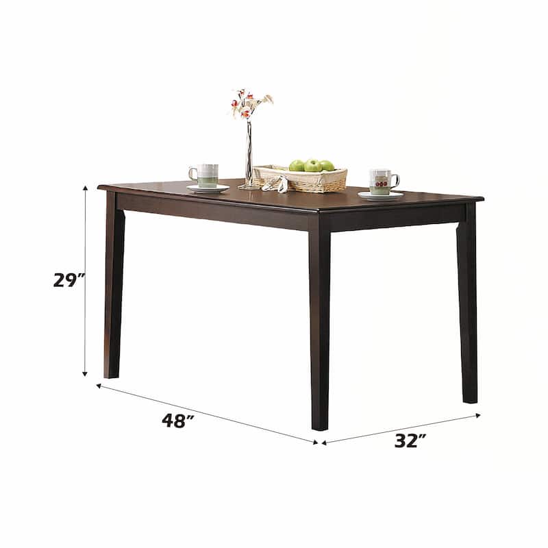 Espresso Finish Dining Table