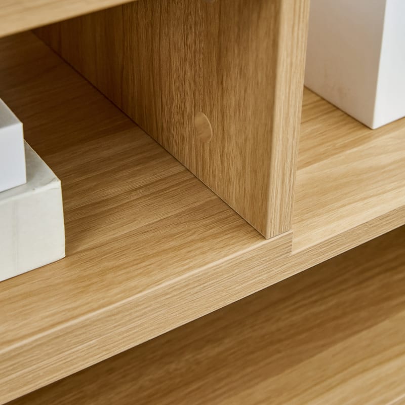 47.2" L-Shaped Modular TV Stand with Adjustable Shelves