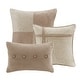 preview thumbnail 43 of 56, Madison Park Westbrook 7 Piece Faux Suede Comforter Set