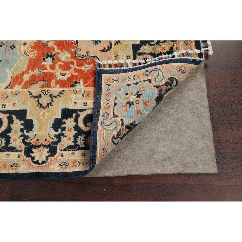 Eye-catching Floral Khotan Oriental Area Rug Wool Hand-knotted Carpet - 8'0" x 9'8"