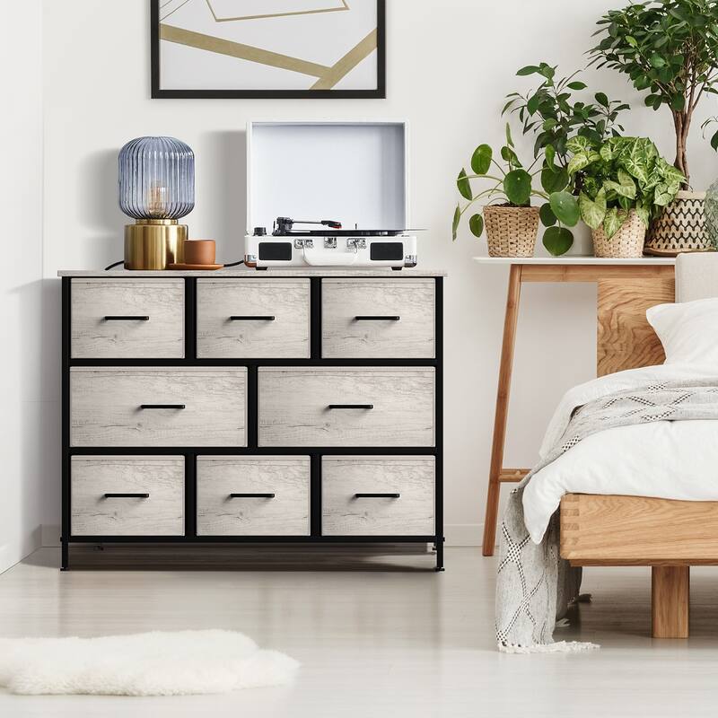 Dresser w/ 8 Drawers Furniture Storage Chest for Clothing Organization
