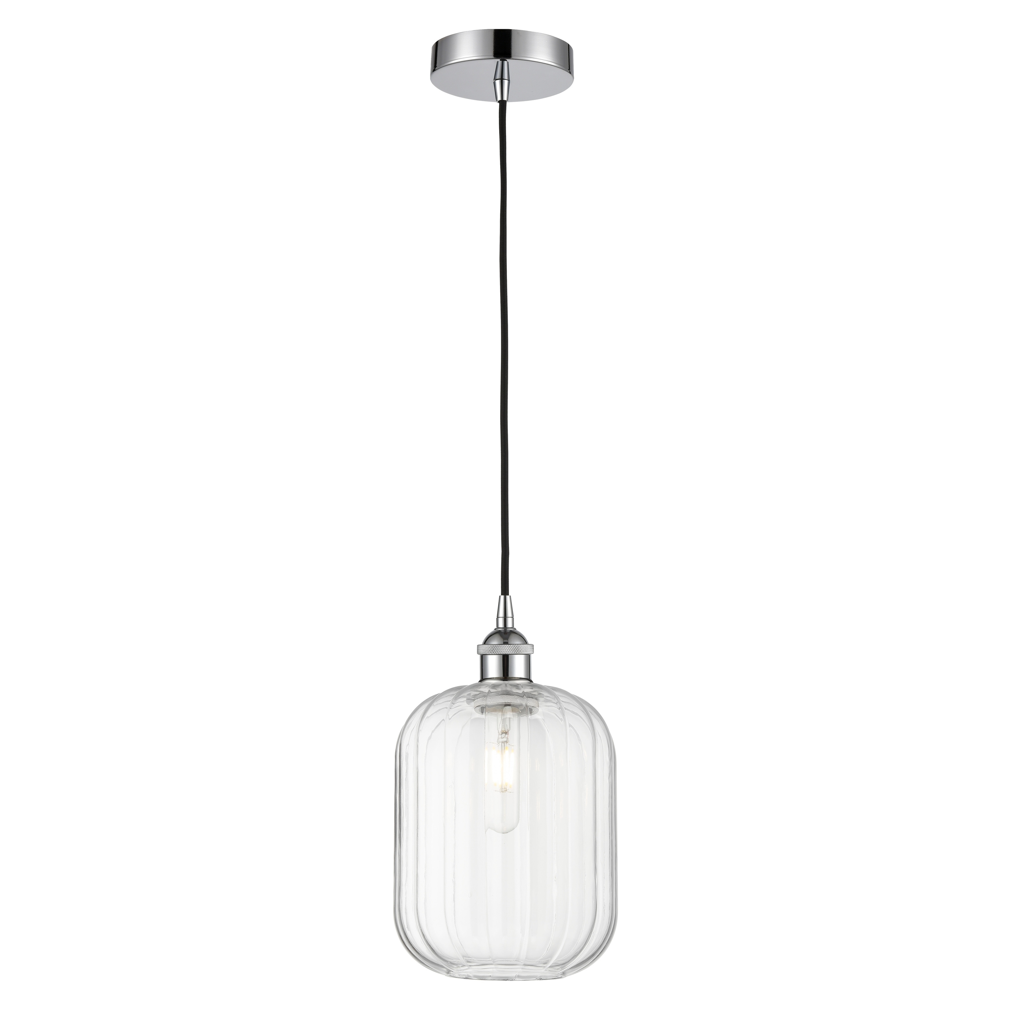 Innovations Lighting Endless Possibilities Edison - Preston - 1 Light 7" Jar Shade Cord Hung Mini Pendant