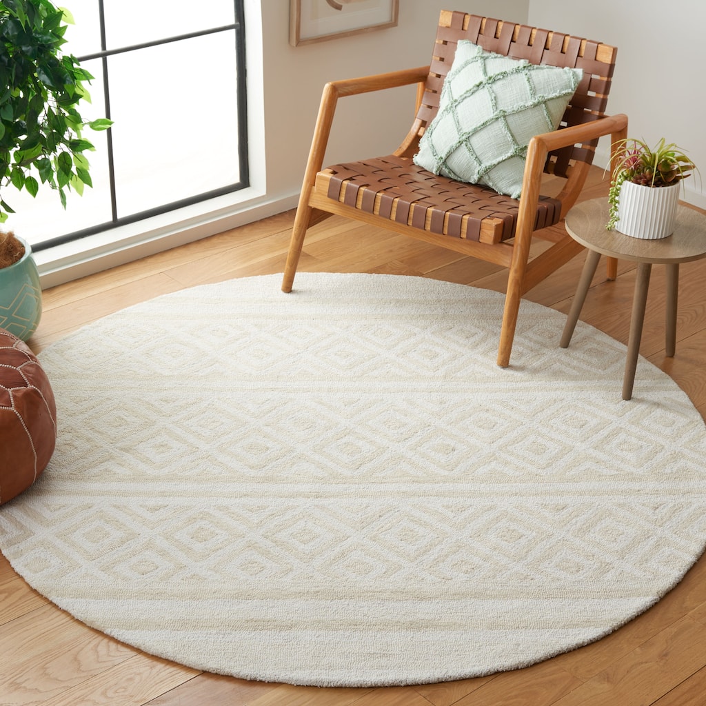 SAFAVIEH Handmade Capri Michella Modern Wool Rug
