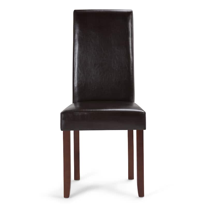 WYNDENHALL Normandy Transitional Parson Dining Chair (Set of 2) - 18.1"w x 18.5" d x 39.4" h