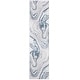 preview thumbnail 27 of 46, SAFAVIEH Orchard Ayala Modern Abstract Rug 2'2" x 11' Runner - Grey/Blue - Runner