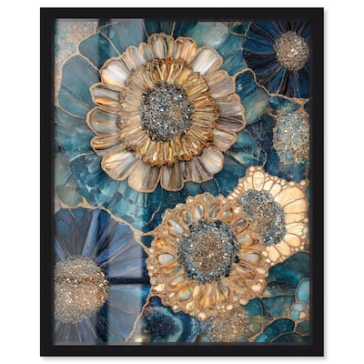 Opulent Geode I Shadowbox by Art Remedy