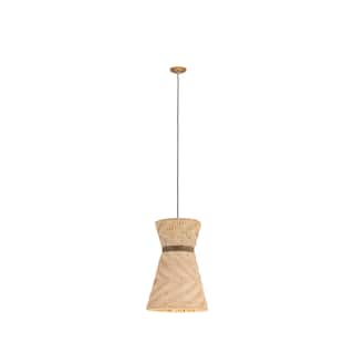 Innovations Lighting Stratford - 1 Light 10" Cord Hung Pendant - Gold Finish - Natural Shade