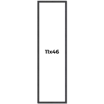 11x46 Frame Brown Picture Frame - Complete Modern Photo Frame Includes