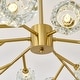preview thumbnail 6 of 26, Modern Sputnik Chandelier Gold Glam K9 Crystal Chandelier Pendant Light