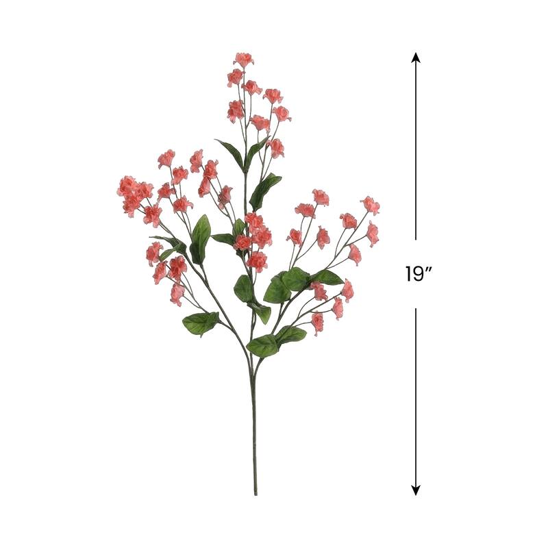 Double Baby's Breath Artificial Floral Spray - 19" - Mauve