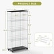 preview thumbnail 6 of 165, Glass Display Cabinet with Doors & Locks, Acrylic Shelves, Floor Standing Storage Showcase for Home or Office