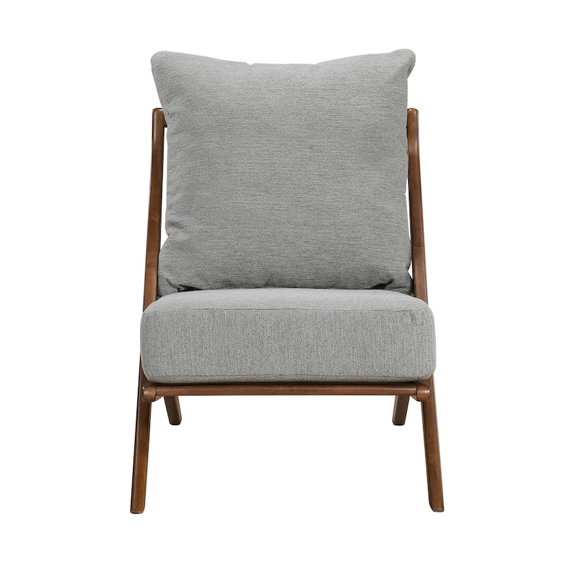 Roussel Chenille Armless Accent Chair