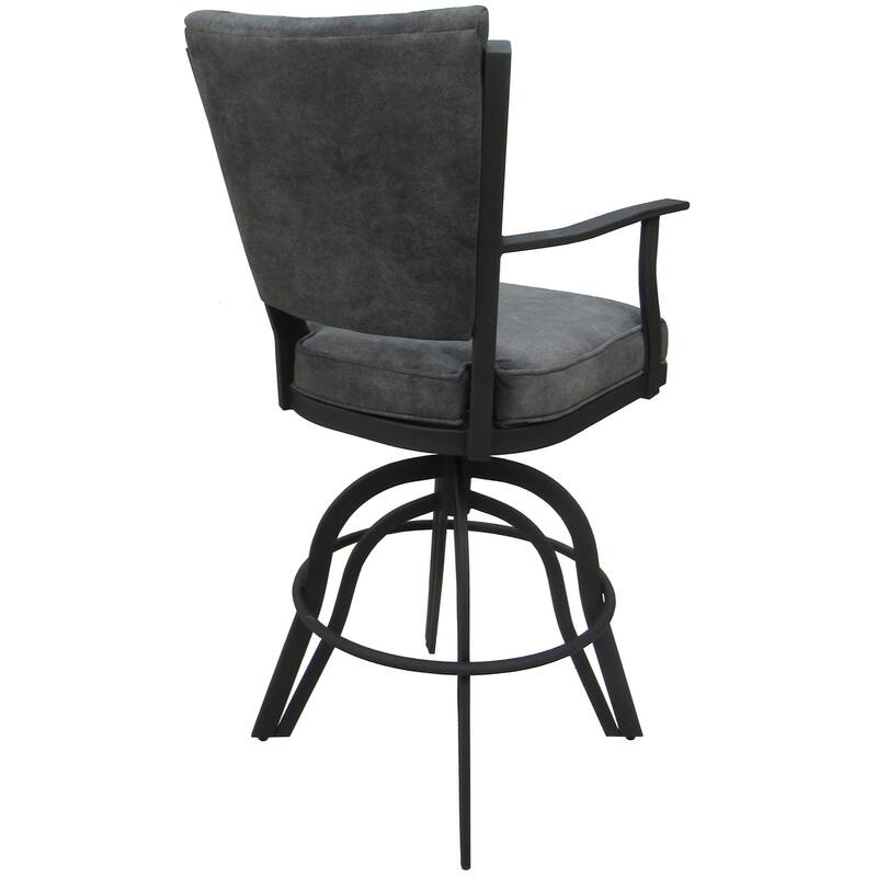 Montana Grey Swivel Tilt Metal 30" or Counter 26" Bar Stool