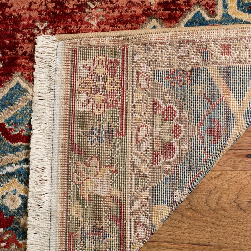 SAFAVIEH Kashan Candice Oriental Rug with Fringe