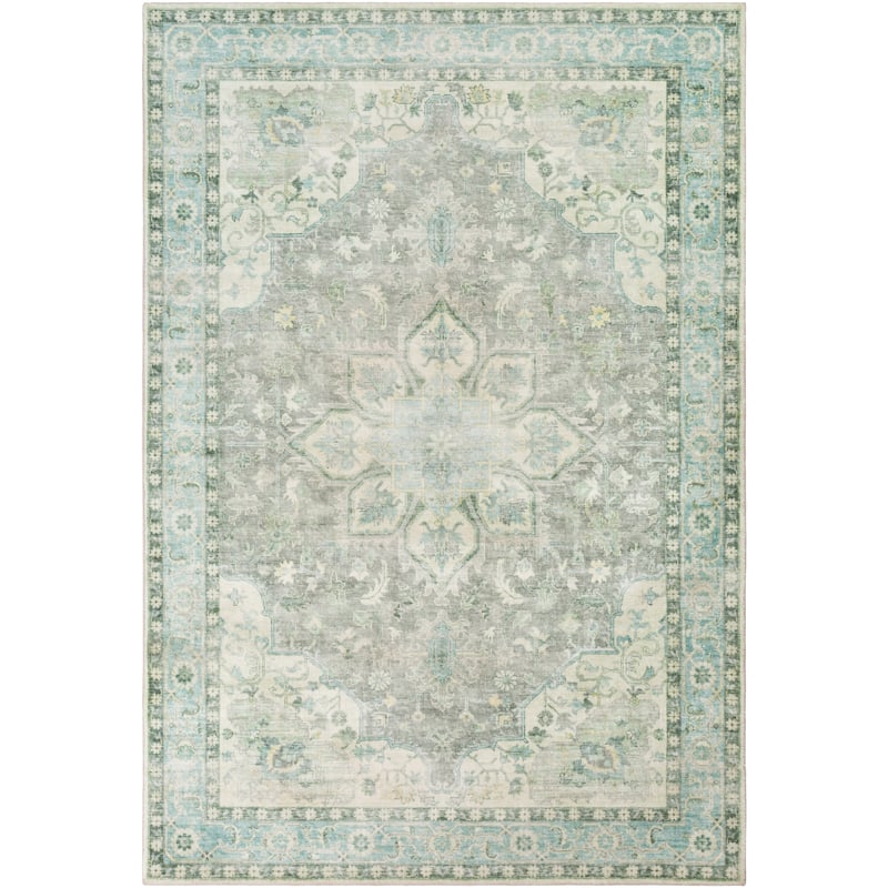 Livabliss Edouart Vintage Medallion Printed Area Rug