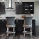 preview thumbnail 56 of 76, Maven Lane 31" Pullman Swivel Bar Height Kitchen Stool