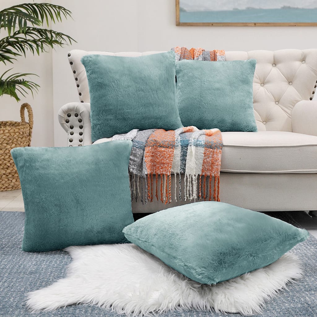 Fauxfur Pillow Shell Set 20'X20"