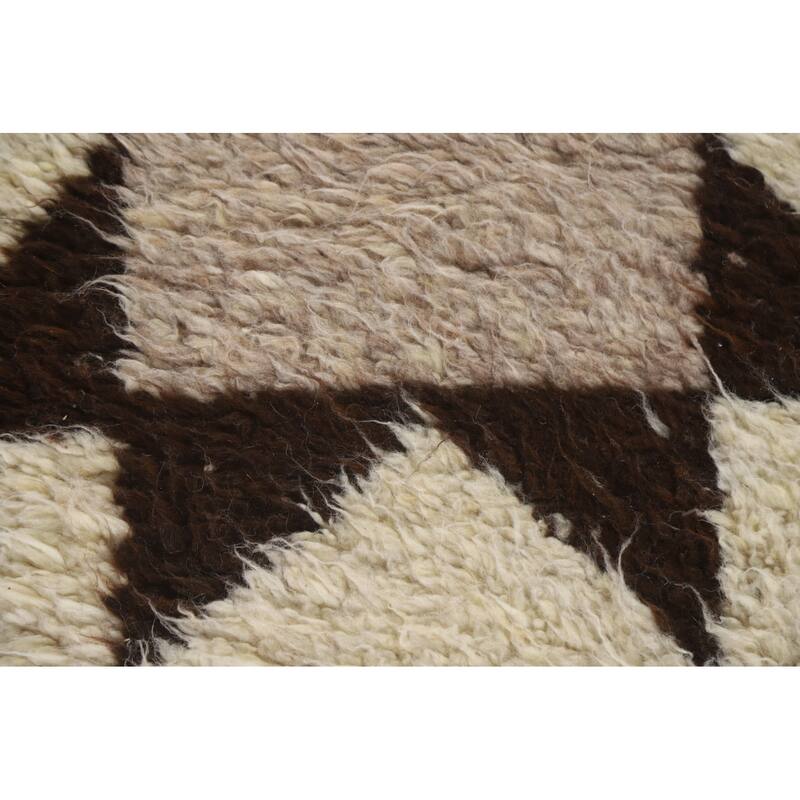 Anatolian Oriental Runner Rug Natural Dye Hand-knotted Wool Carpet - 3'0"x 10'5"