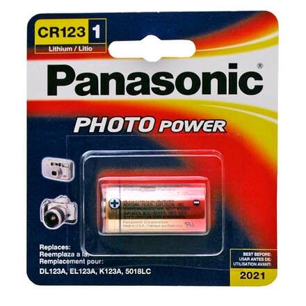 Shop Panasonic Cr123 Lithium Photo Battery Overstock 16055797