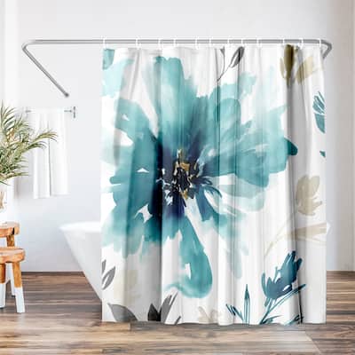Americanflat 71" x 74" Shower Curtain, Finesse I by PI Creative Art