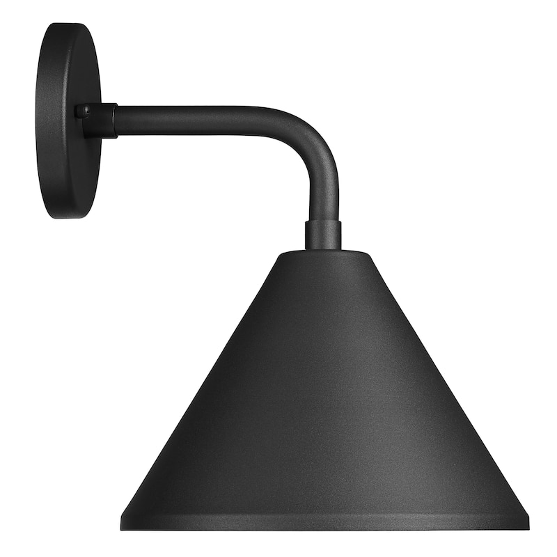 Axston 1-Light Outdoor Wall Sconce Textured Black - Textured Black