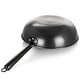 preview thumbnail 3 of 3, 13 Inch Heavy Gauge Carbon Steel Wok in Black