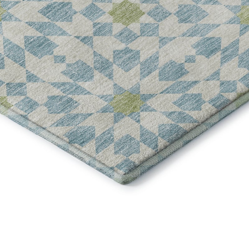 Premium Washable Super Soft Modern Mosaic Mayfield Rug