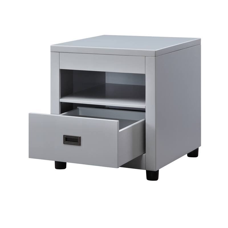 Eleanor Dove Finish End Table Modern End Table Solutions，Compact End Table Collection