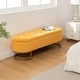 preview thumbnail 110 of 120, Velvet Storage Bench for Bedroom