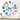 Designart 'Retro Triangles, Circles, Polka Dots On White II' Patterned wall clock