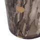 preview thumbnail 22 of 20, Tapered Iron Vase with Marbleized Finish - Modern Flower Vase