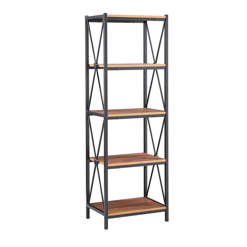 Eulalia 69.4" H x 23.6" W Metal Etagere Bookcase by iNSPIRE Q Classic