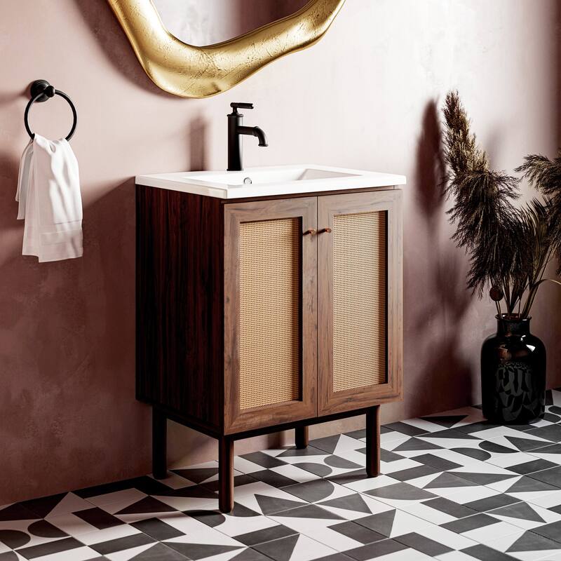 Classe Bathroom Vanity in Oak