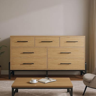 52" Dresser for Bedroom, 7 Dresser