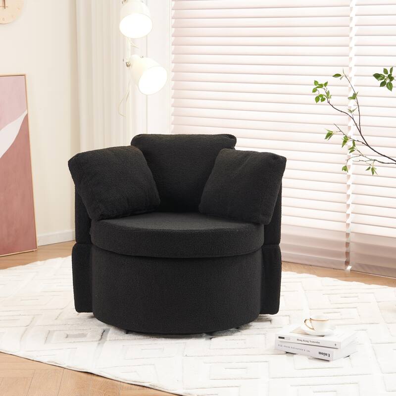 Multifunctional Teddy Fabric Chair for Living Room