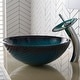 preview thumbnail 2 of 22, Kraus Glass Vessel Sink, Bathroom Faucet, Pop Up Drain, Mounting Ring