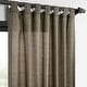 preview thumbnail 42 of 70, Exclusive Fabrics Raw Linen Weave Light Filtering Curtains for Bedroom & Living Room Curtains Pair - 2 Panel Drapes