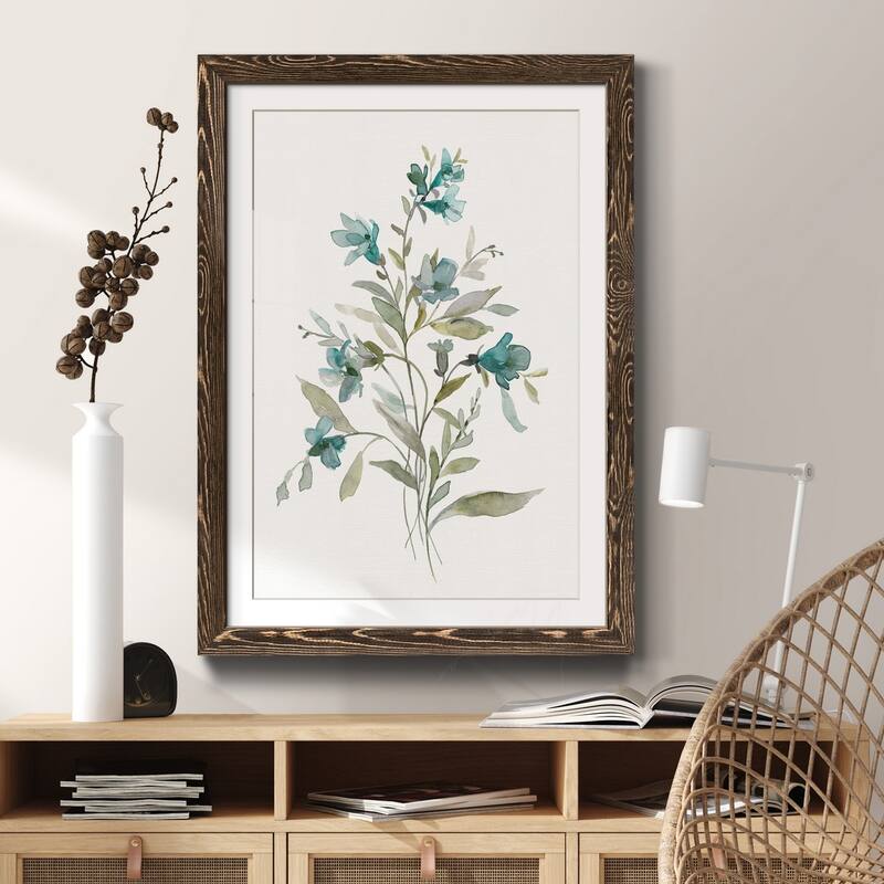 Linen Botanical III-Premium Framed Print - Ready to Hang