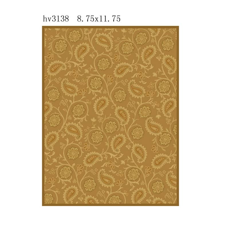 SAFAVIEH Handmade Berkeley Paisley Dosha Botanical Wool Rug