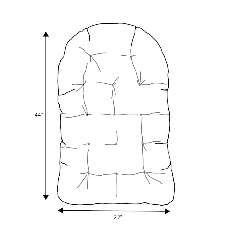 Sorra Home Sunbrella Egg Chair Cushion (Cushion Only)