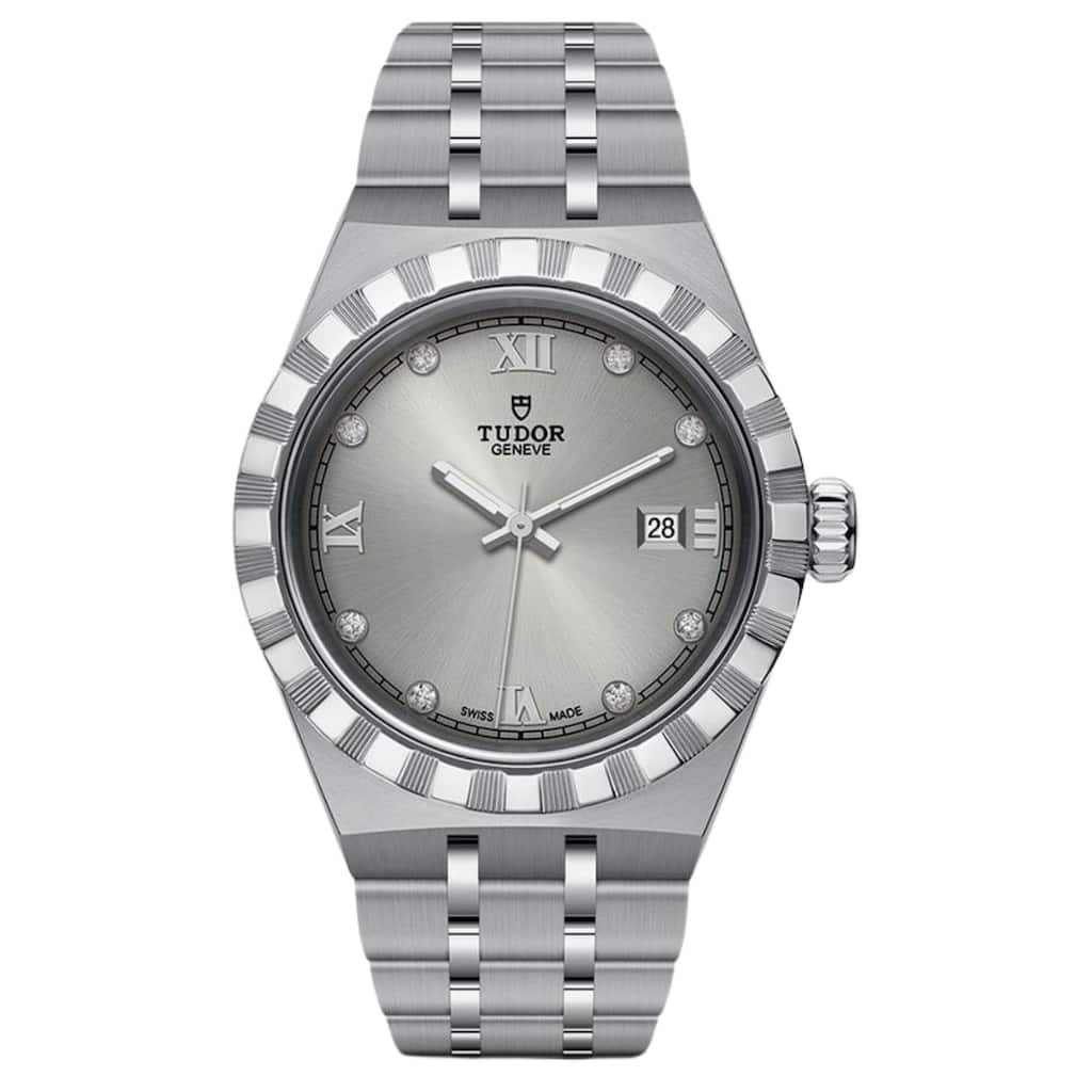 Tudor Women's Royal Silver Dial Watch - M28300-0002 - One Size