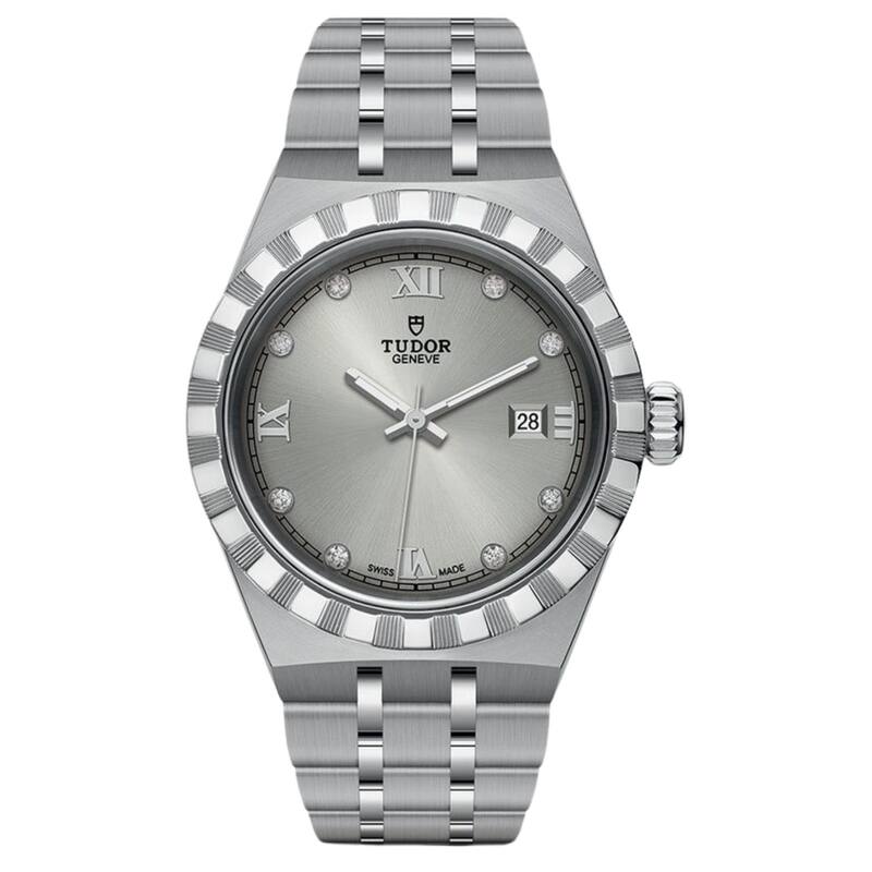 Tudor Women's Royal Silver Dial Watch - M28300-0002 - One Size