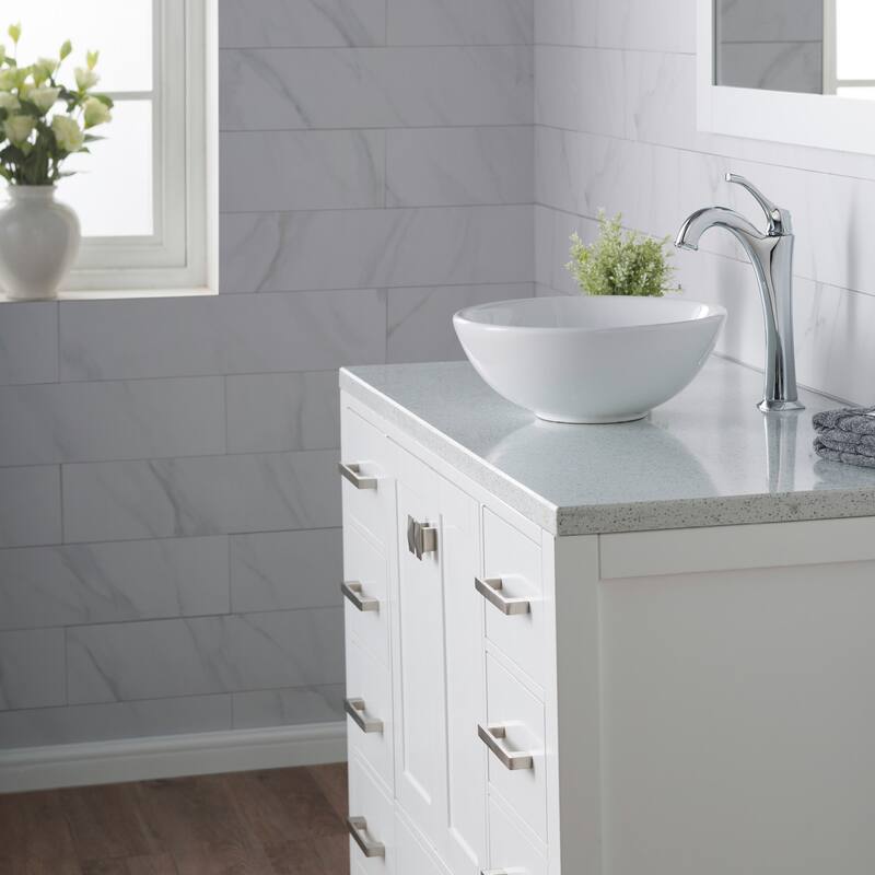 Kraus Elavo 13-27/40" Vitreous China Vessel Bathroom Sink