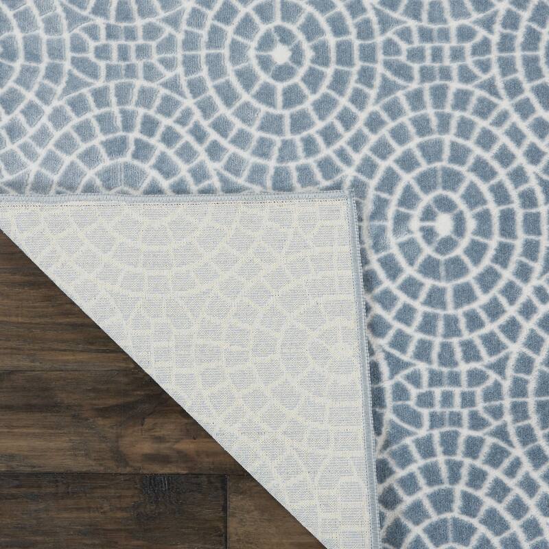 Nourison Urban Chic Modern Geometric Medallions Area Rug