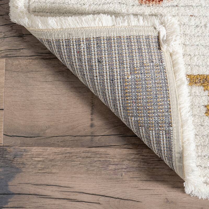 Nuloom Caree Astronaut Kids Fringe Area Rug