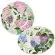 preview thumbnail 1 of 3, Certified International Garden Path Melamine 2pc Platter Set - 14.00"L x 14.00"W x 0.75"H