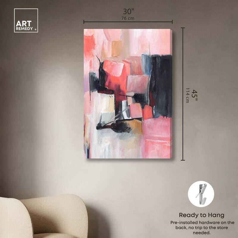 Love Letter II Canvas by Art Remedy, Gallery Wrapped