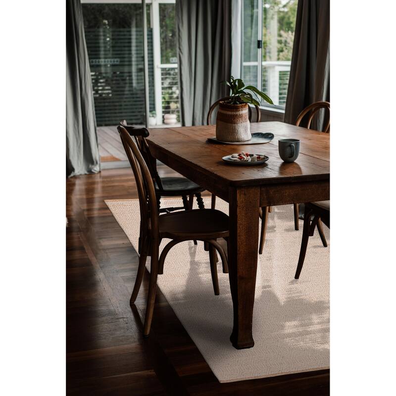 Nevada Tan Kilim 5'1" x 7'7" - 5'1 x 7'7