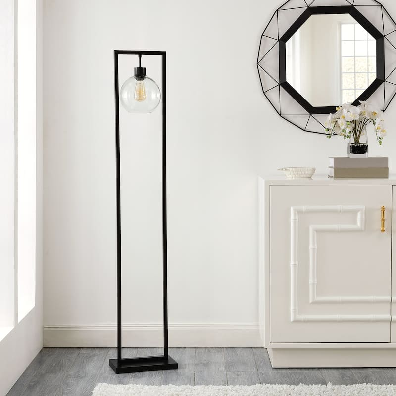 SAFAVIEH Lighting Glenda 60-inch Floor Lamp - Matte Black