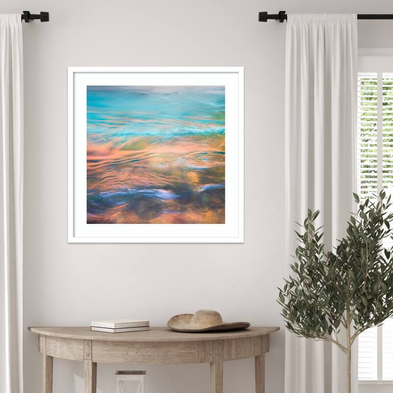 Depths of Frequency by Ryan Weddle Wood Framed Wall Art Print